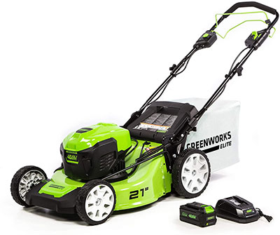 Greenworks electric lawn mower