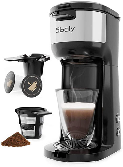 Sboly Single Serve Coffee Maker Brewer for K-Cup Pod