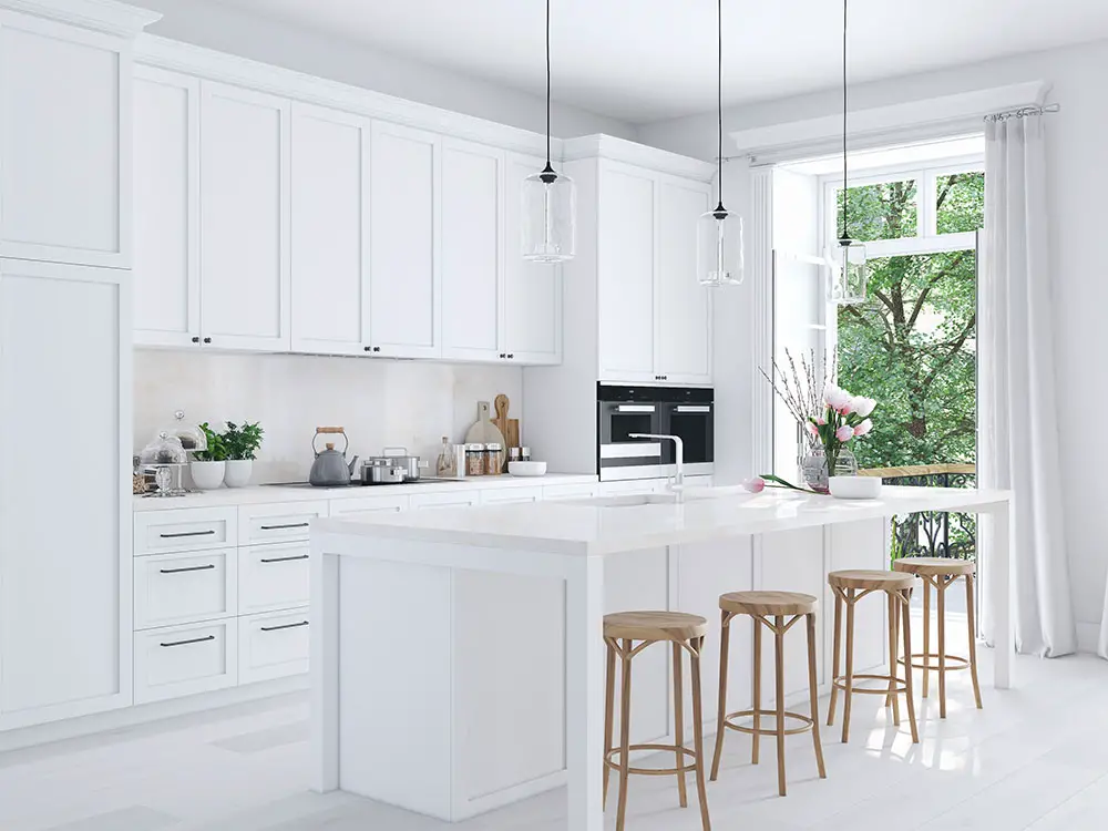 True white kitchen color ideas