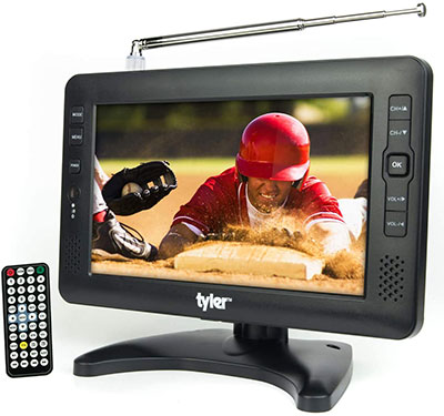 Tyler TTV704-9 Portable Rechargeable Battery Powered LCD TV