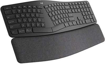 Logitech Ergo K860 Wireless Ergonomic Keyboard with Wrist Rest for Mac