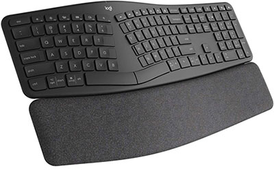 Logitech Ergo K860 Wireless Ergonomic Keyboard with Wrist Rest for Mac