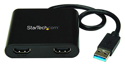 StarTech USB 3 to Dual HDMI Adapter