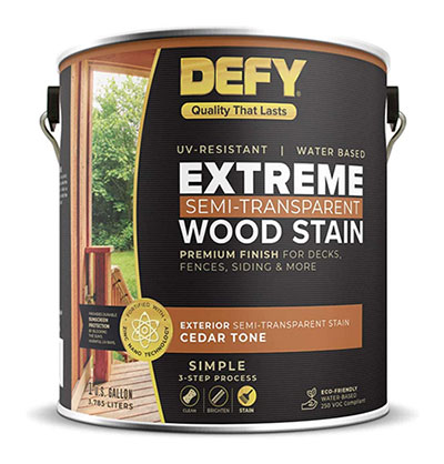 DEFY Extreme 1 Gallon Semi-Transparent Exterior Wood Stain
