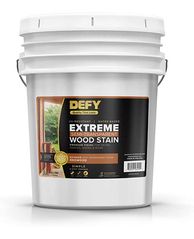 DEFY Extreme 5 Gallon Semi-Transparent Exterior Wood Stain