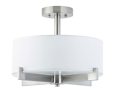 Allegro Semi Flush Mount Ceiling Light for kitchen