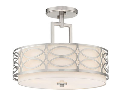 Kira Home Sienna Semi Flush Mount Ceiling Light