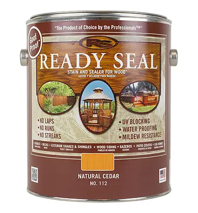 Ready Seal 112 1-Gallon Can Natural Cedar Exterior Stain and Sealer for Wood