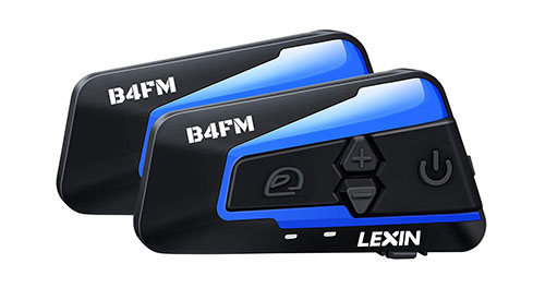 LEXIN B4FM Motorcycle Bluetooth Intercom with FM Radio