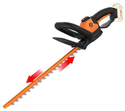 WORX WG261.9 20V Power Share 22-Inch Cordless Hedge Trimmer
