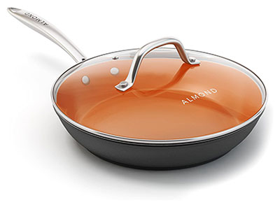 Almond Nonstick Ceramic Copper Frying Pan