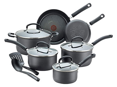 T-fal Ultimate Hard Anodized Nonstick 12 Piece Cookware Set