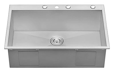 Ruvati Topmount 16 Gauge Stainless Steel Kitchen Sink