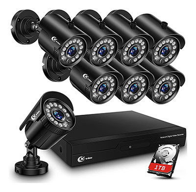 XVIM 8CH 1080P Security Camera System for Outdoor