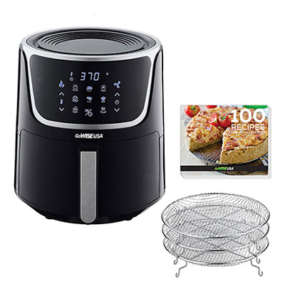 GoWISE USA GW22956 7-Quart Electric Air Fryer with Dehydrator